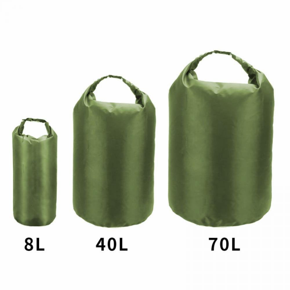 3 Piece Set 8L/40L/70L Waterproof Dry Bag Pack Sack Swimming Rafting Kayaking River Trekking Floating Sailing Canoeing Boating