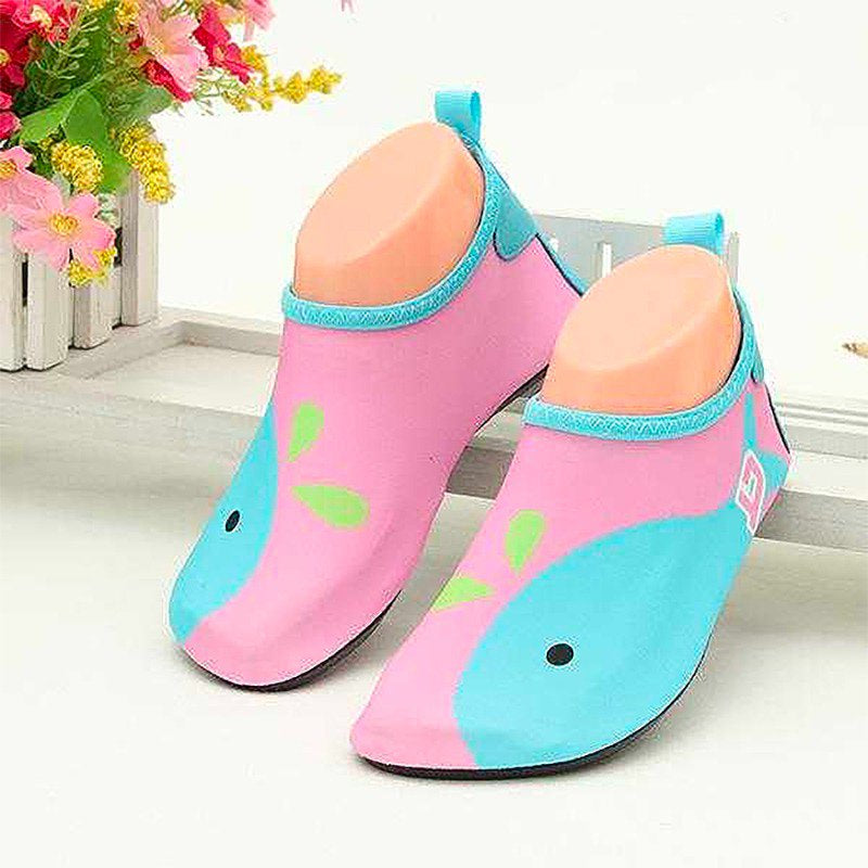 Quick-Dry, Non-Slip, Lightweight Water Shoes for Summer, Beach, Sea & Pool – for Boys, Girls, Babies, Toddlers & Little Kids – Abstract Pink, Little Kid 13