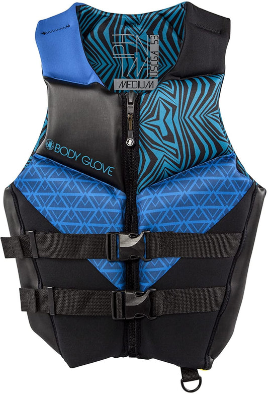 Body Glove Phantom Men's PFD Adult Life Jacket, Medium, Blue