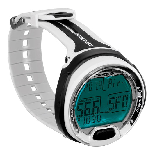 Cressi Leonardo Wrist Diving Computer, White and Black