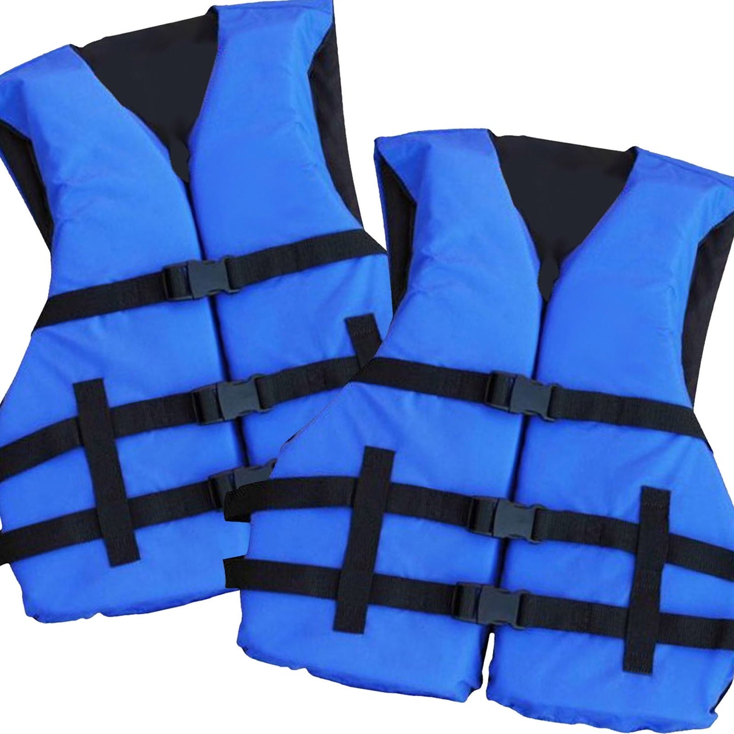 Hardcore Water Sports 2 Pack Basic Coast Guard Approved Life Jacket By Hardcore Water Sports (Blue)