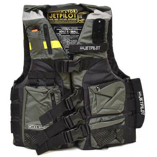 Jet Pilot Boat Life Jacket JP20102 | Adult Extra Small Gray Black
