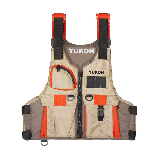 Kwik Tek Airhead Yukon Angler Type III Adult Paddle Vest Life Jacket, XL