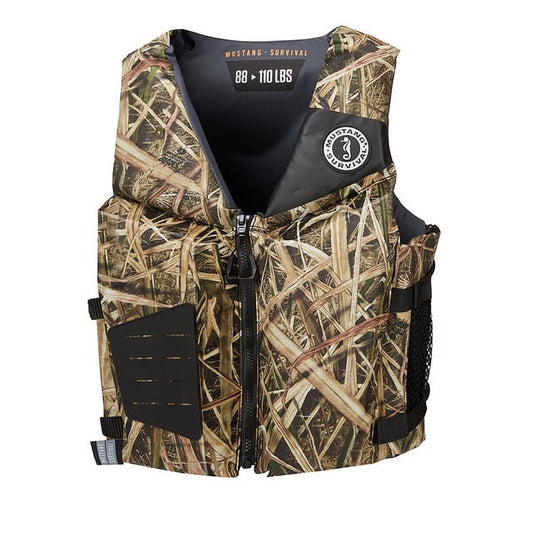 Mustang Survival MV3600CM Young Adult REV Foam Vest - Camo