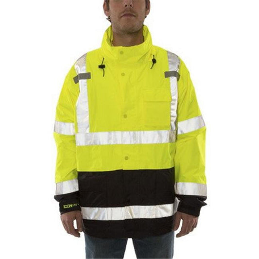 Olympia Sports SS574D-5X Icon LTE Jacket&#44; Lime - 5XL