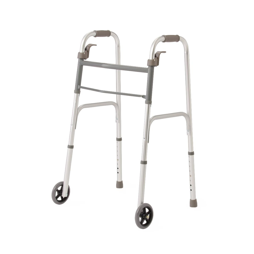 Medline Adult Aluminum Folding Paddle Walker - Senior.com Paddle Walkers