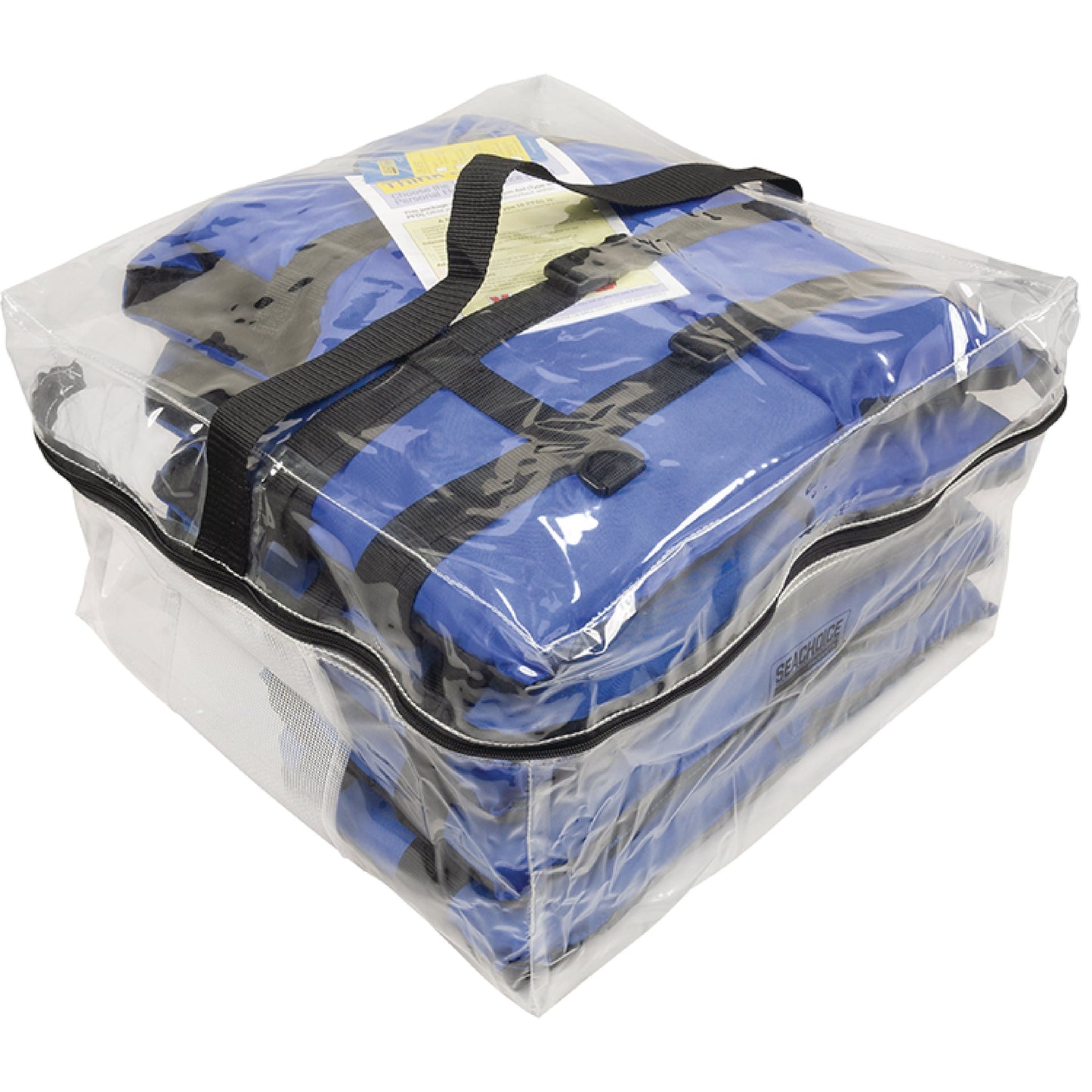 Seachoice General Purpose Life Vest, 4-Pack with Bag