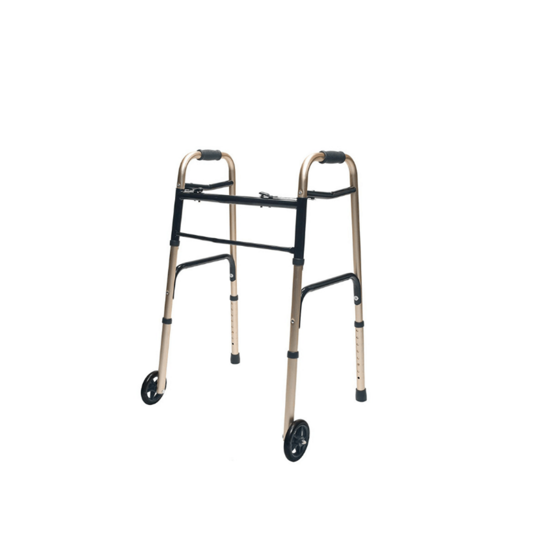 Lumex ColorSelect Adult Walkers with 5" Wheels - Senior.com Walkers