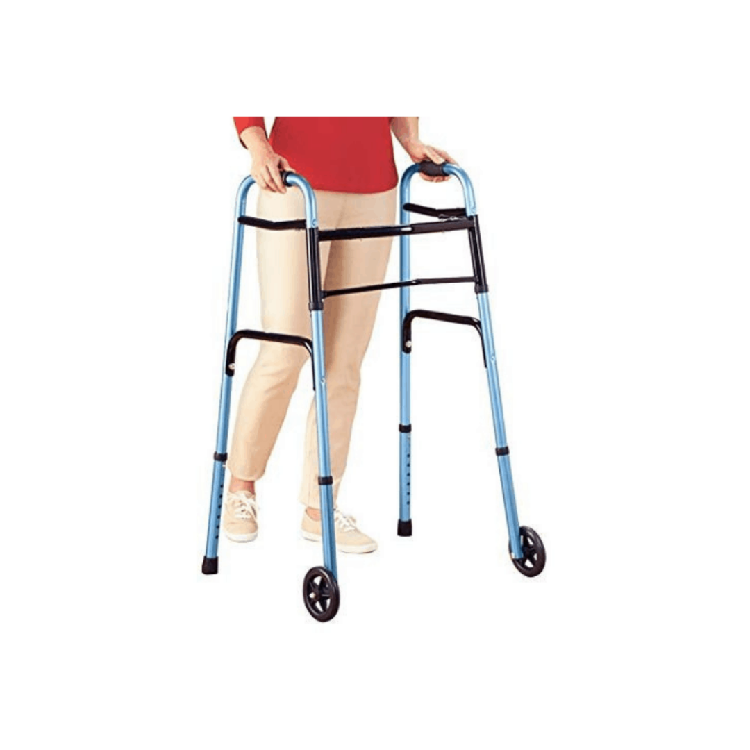 Lumex ColorSelect Adult Walkers with 5" Wheels - Senior.com Walkers