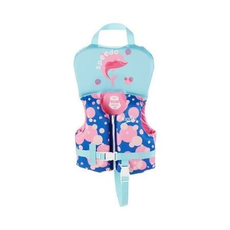 Speedo Infant PFD Life Jacket Vest - Cobalt Dolphins