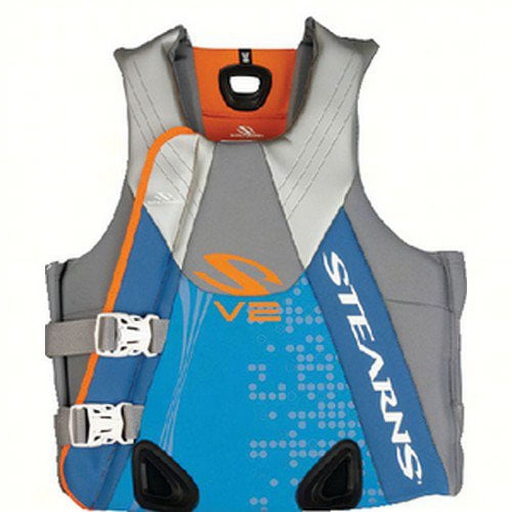 Stearns Women's V2 Series Neoprene V-Flex Life Jacket Vest, Blue, Large