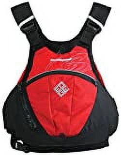Stohlquist Men's Edge Lifejacket (PFD) Red XX-Large (46in - 52in)
