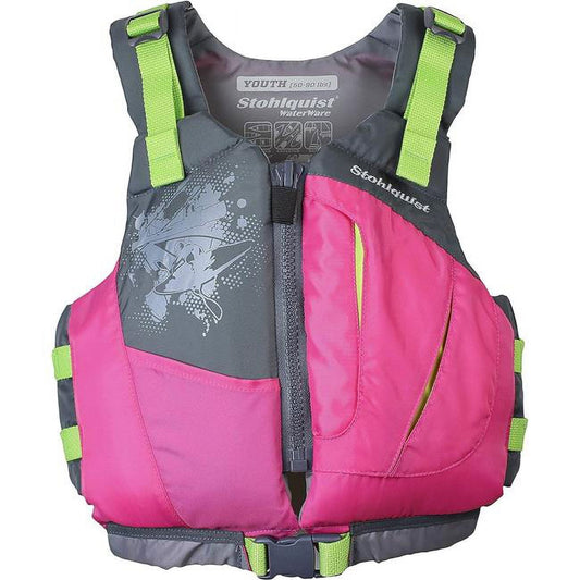 Stohlquist Youth Escape PFD Life Jackets, Pink