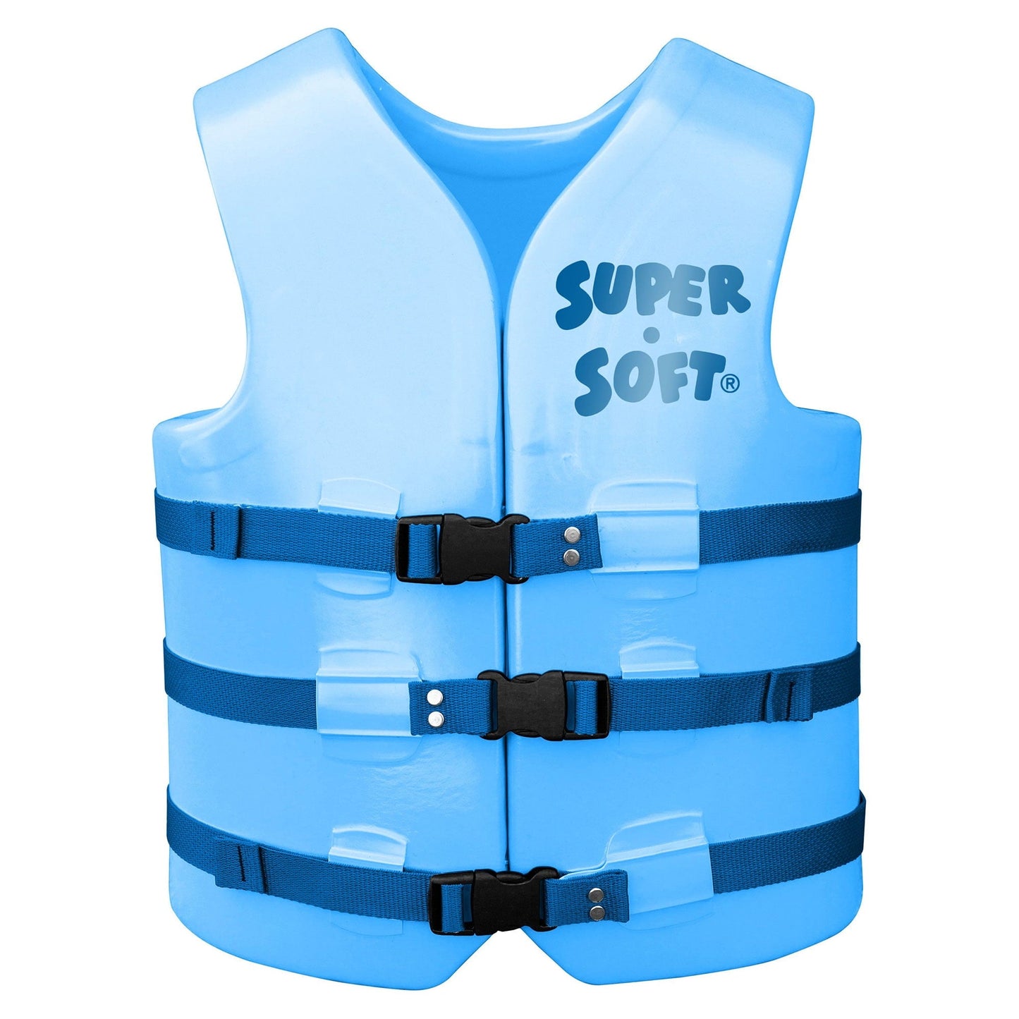 TRC Recreation Super Soft USCG Adult Life Jacket Vest, Large, Blue