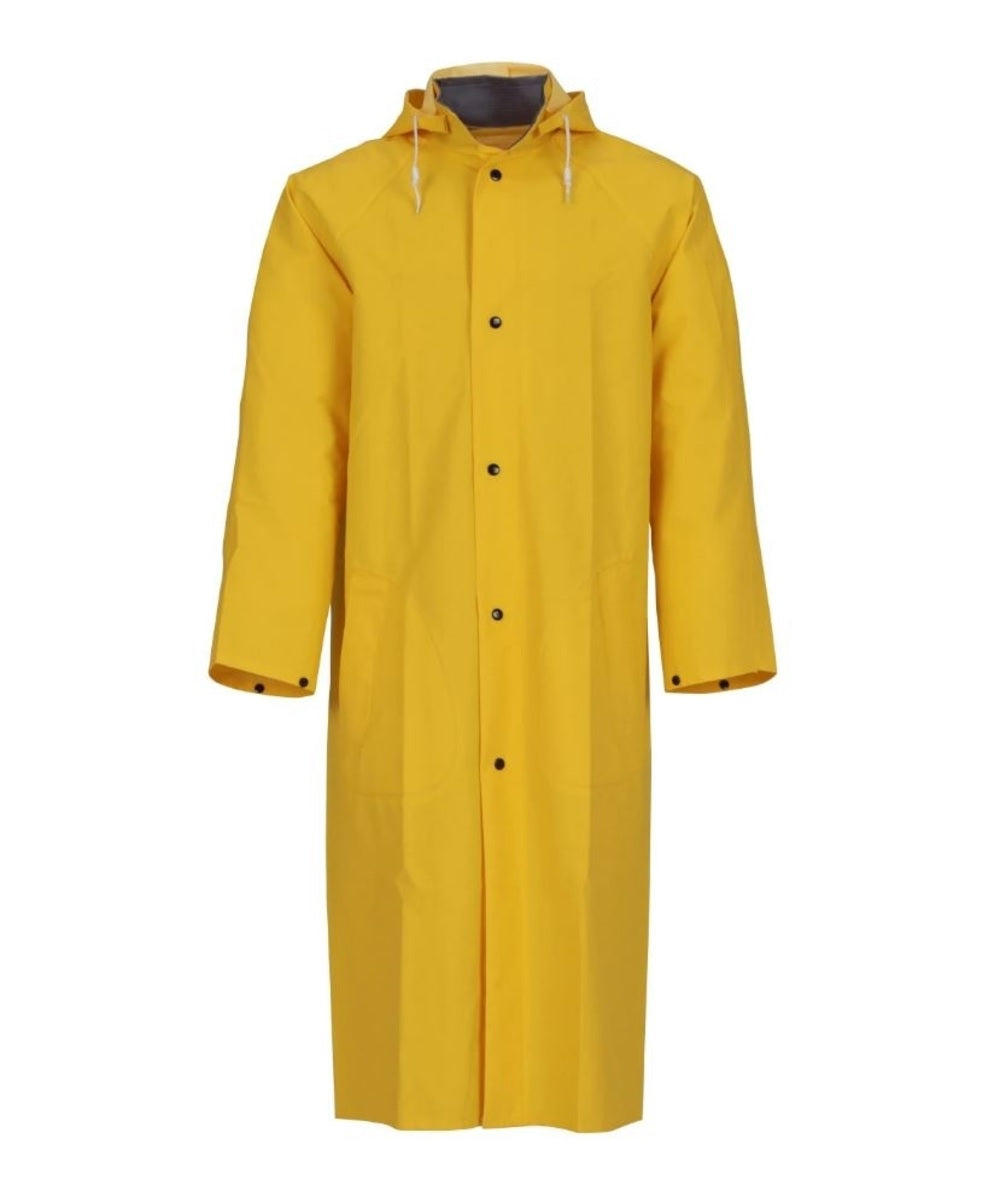 Tingley C53217-XL Raincoat with Detachable Hood, X-Large, Yellow, 48"