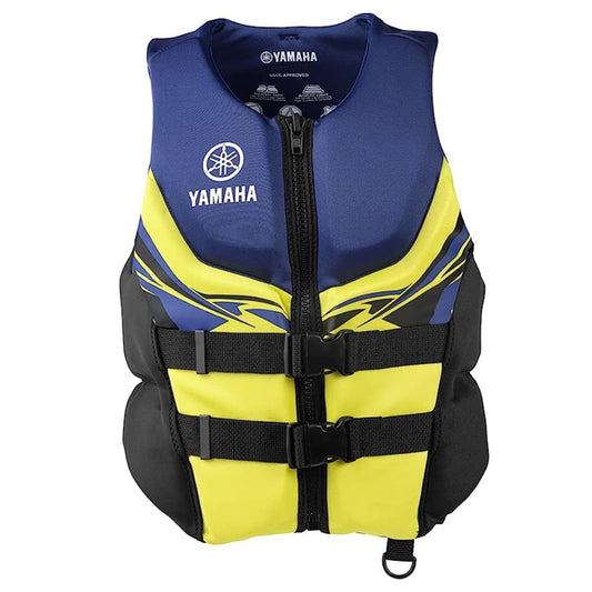 Yamaha New OEM Men's 22VNE Neoprene 2-Buckle PFD, Large, MAR-22VNE-BL-LG