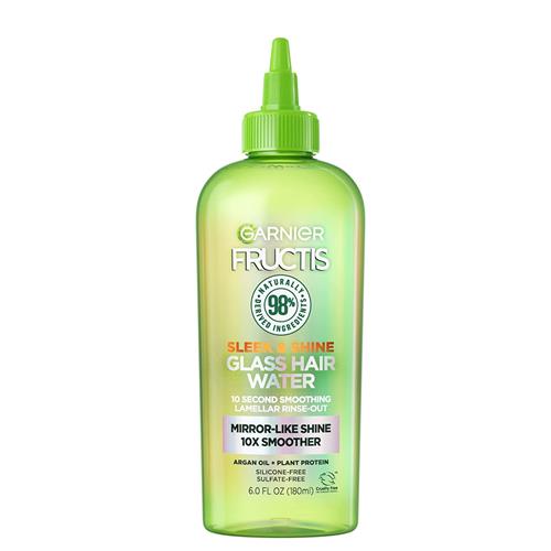 Garnier Fructis Sleek & Shine Crystal Water for Hair with 10-Second Liquid Rinse 6oz