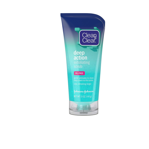 Clean & Clear Oil-Free Deep Action Exfoliating Facial Scrub 5 oz