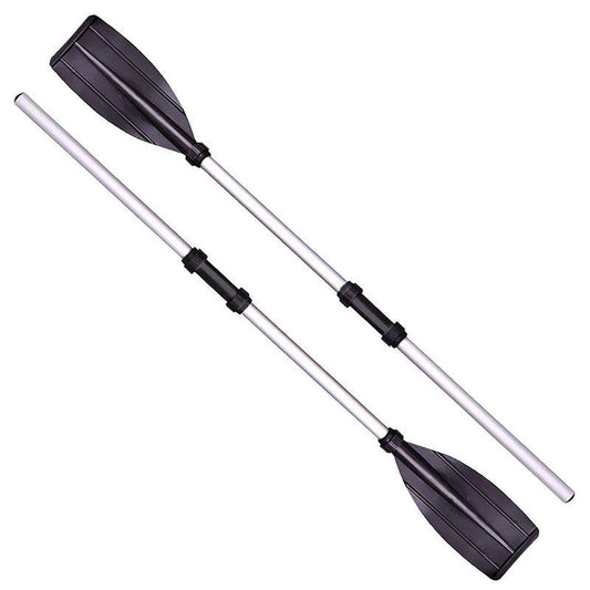 Pretty Comy 2 Pcs Aluminum Alloy Detachable Float Afloat Oars Fitting Boat Rafting Paddle Canoe Oar Boating Accessories