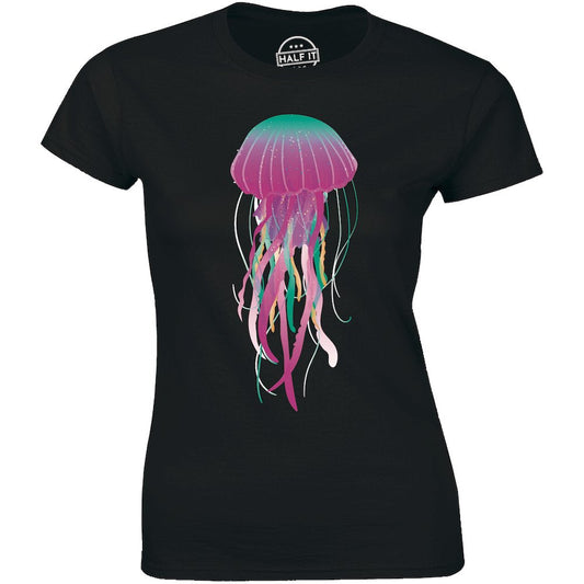 Jelly Fish Kitesurfing Deep Sea Jellyfish Cool Summer Gift Idea Women'S T-Shirt