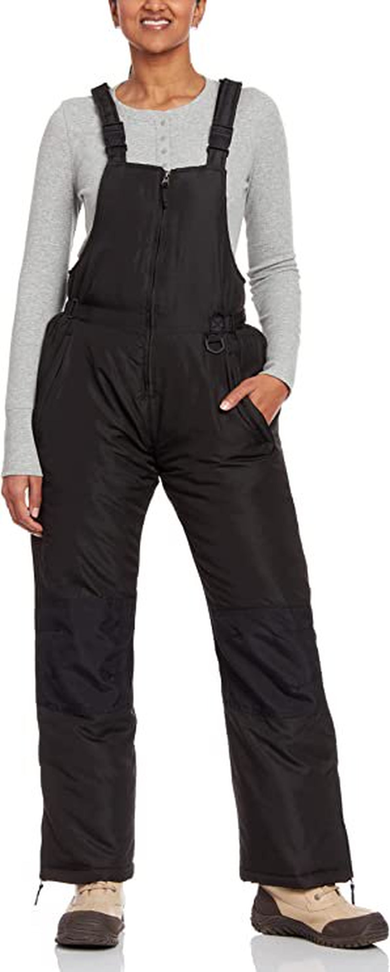 Bass Creek Outfitters Women’S Ski Pants - Insulated Waterproof Snow Bib Overalls (Size: S-3X)