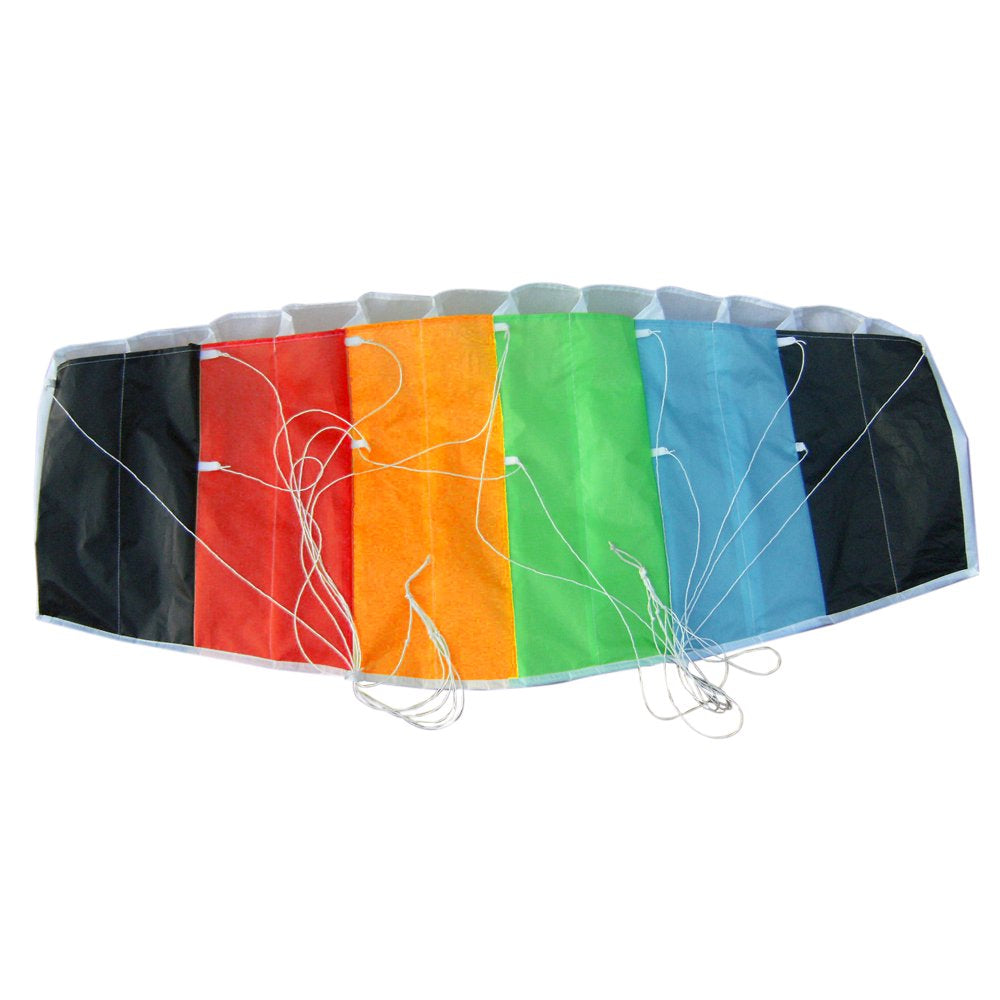 Suzicca 1/1.4/2/2.7M Colorful Double Flying Line Wing Stunt Power Soft Giant Flying Sports Beach