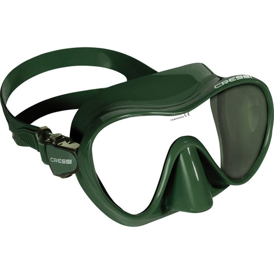 Cressi Scuba Snorkeling Frameless Dive Mask, Camo