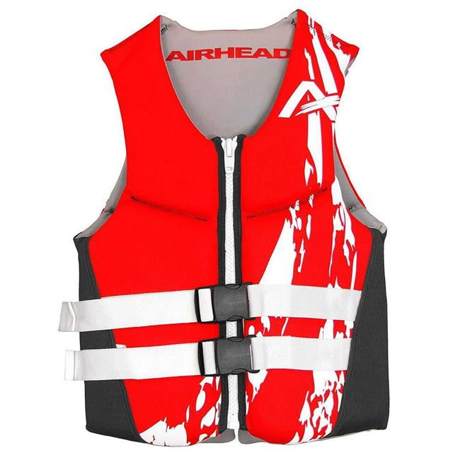 Airhead 10076-09-B-RD Swoosh NeoLite Kwik-Dry Adult Life Vest - Red - Medium