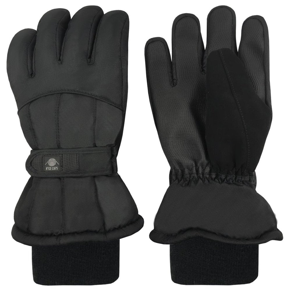 N'Ice Caps Womens Thinsulate Waterproof Winter Ski Snow Gloves - Ladies Adults Cold Weather