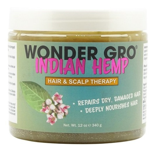 Wonder Gro Indian Hemp Hair & Scalp Therapy Hair Grease Pomade 12oz