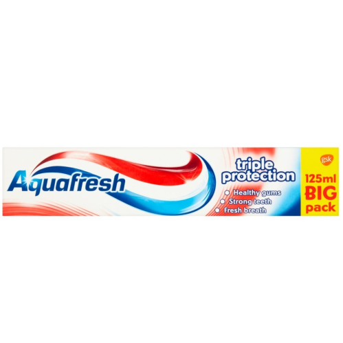 Aquafresh Toothpaste Triple Protection 125ml