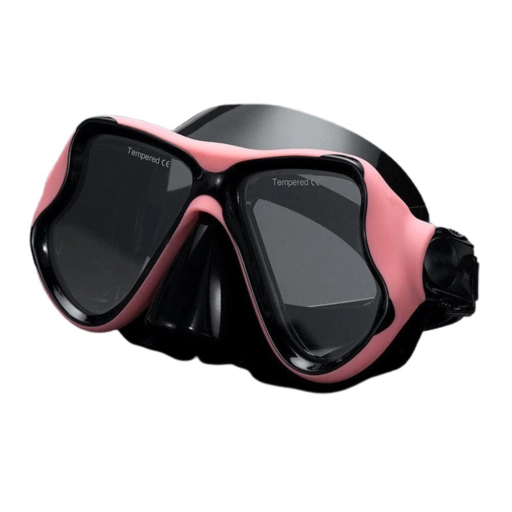 Eyicmarn Adults Swim Mask, Clear Wide View Anti-Fog Diving Snorkeling Goggles with Nose Cover
