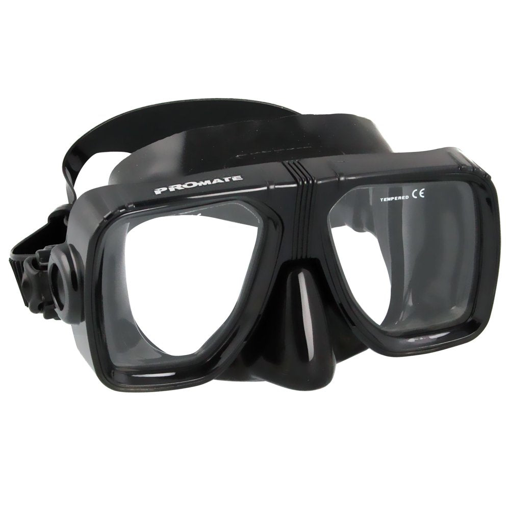 Promate Scope Prescription Scuba Diving Snorkeling Mask with Progressive Gauge Reader| AB| BI+4.0