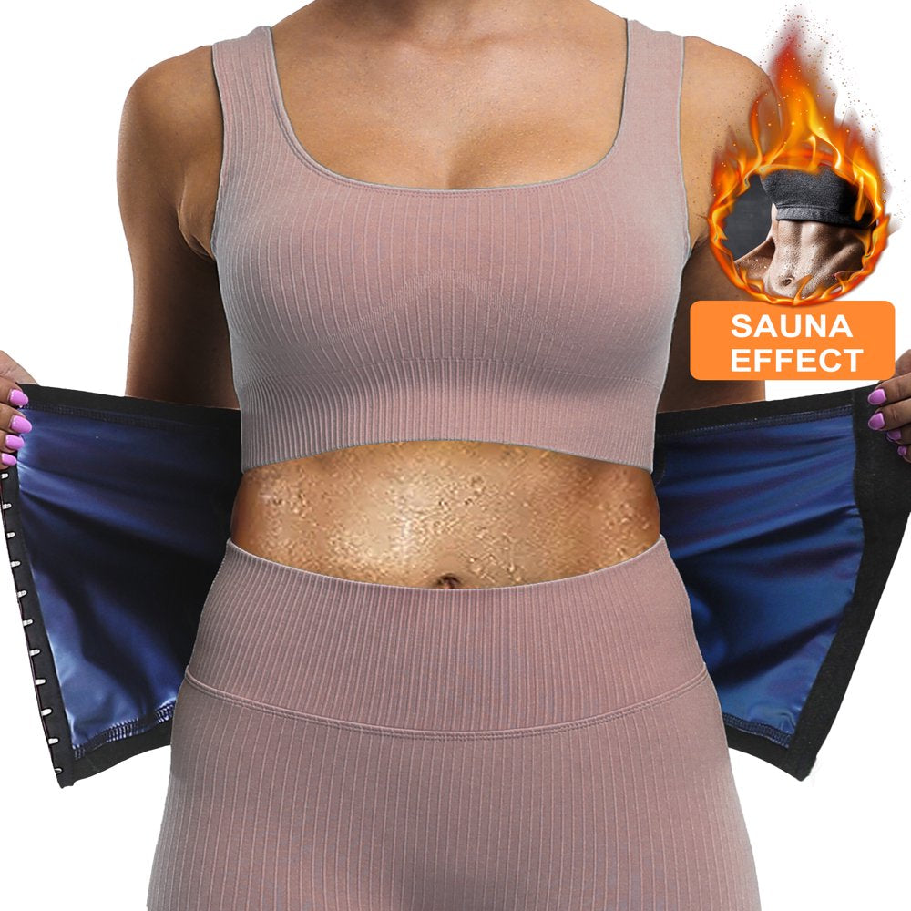 QRIC Thermo Sweat Sauna Pants for Women High Waist Trainer Slimming Leggings Compression Workout Body Shaper Thighs