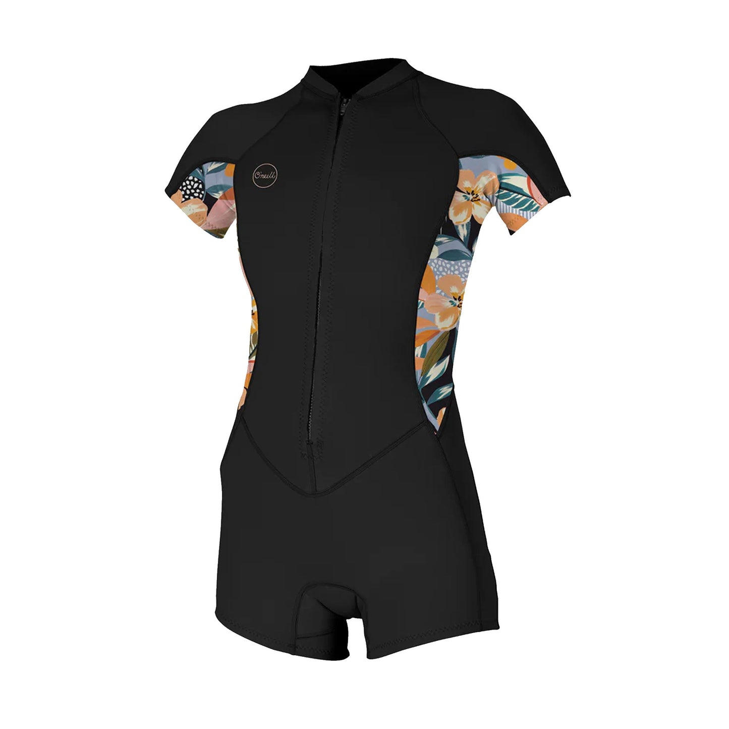 O'Neill Bahia Women's 2/1mm Front Zip S/S Women's Springsuit Wetsuit
