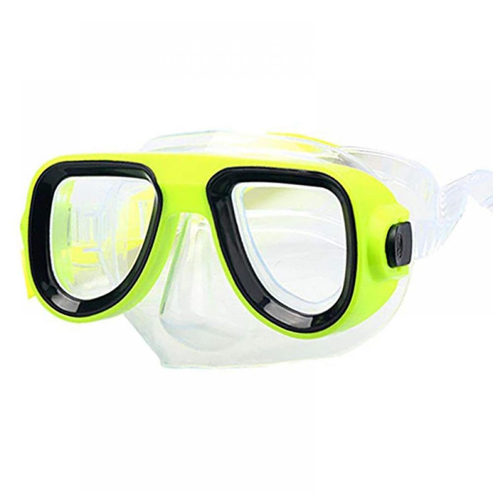 FYCONE Kids Snorkel Set, Anti-Leak Swim Goggles & Breathing Tube for Youth Junior Child, Anti-Fog Snorkeling Gear, PVC Swimming Diving Scuba Goggles 180 Degree Panoramic View
