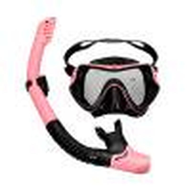 Jocestyle Diving Goggles Snorkel Set for Adults, Anti-Fog Full Face Silicone Diving Mask with Dry Snorkel