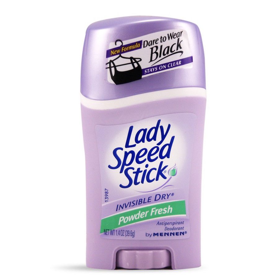 Lady Speed Stick Invisible Dry Deodorant 1.4 oz Case of 12, Powder Fresh Scent