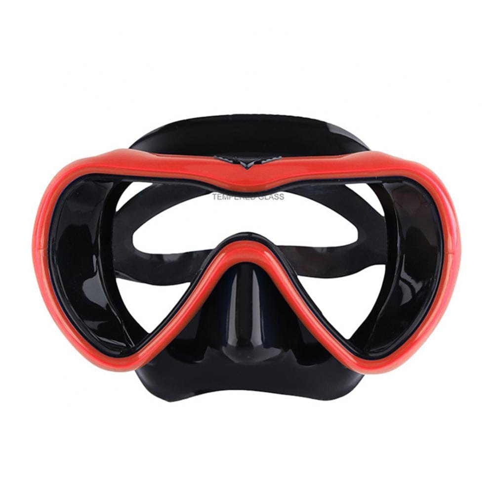 No Fogging Snorkeling Scuba Dive Glasses, Tempered Glass Mask Goggles Snorkeling Freediving Mask Adult Anti-Fogm Panoramic Scuba Diving Goggles