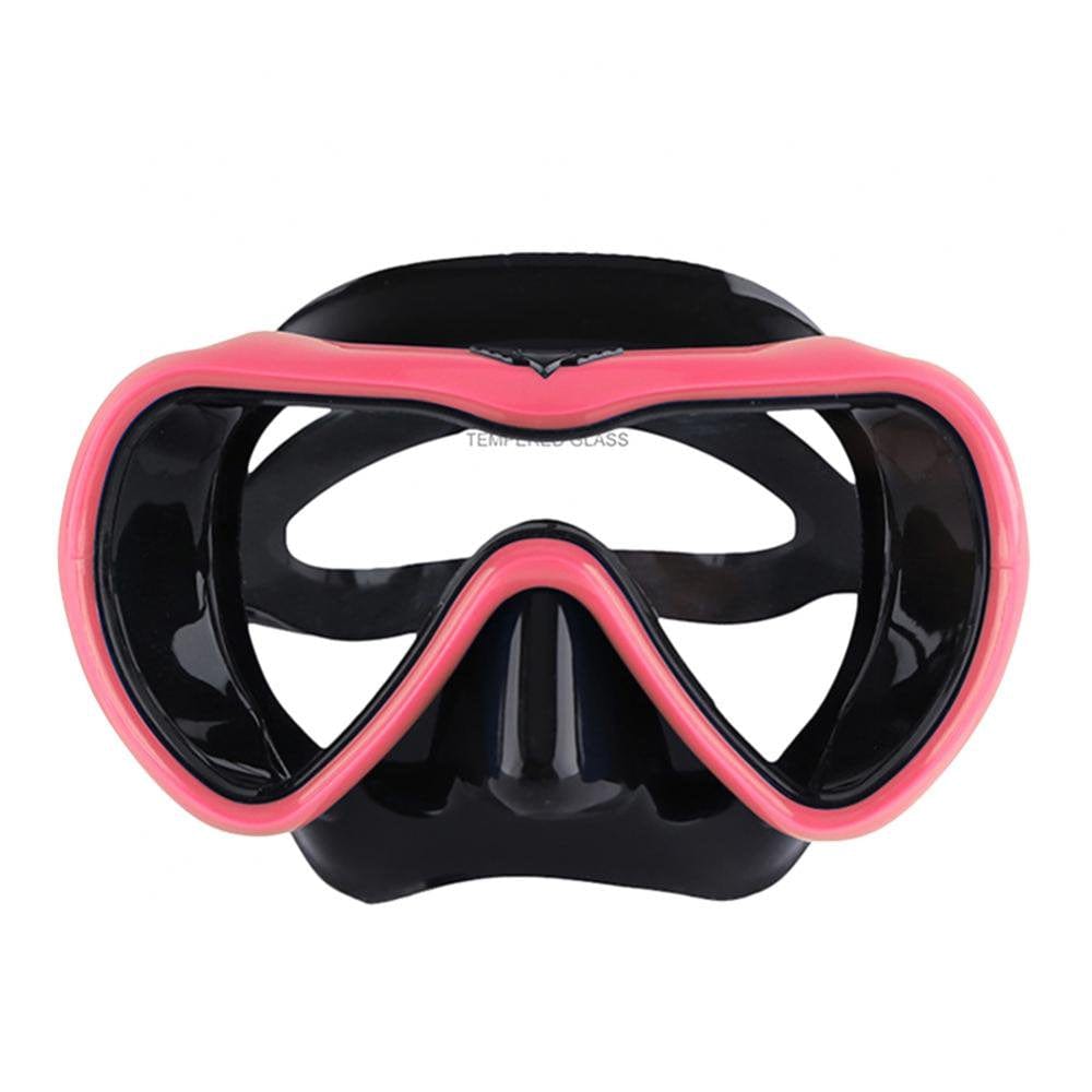 No Fogging Snorkeling Scuba Dive Glasses, Tempered Glass Mask Goggles Snorkeling Freediving Mask Adult Anti-Fogm Panoramic Scuba Diving Goggles