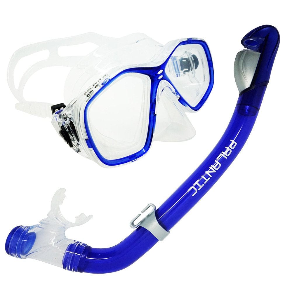 Palantic Blue Jr. Snorkeling Prescription Dive Mask & Dry Snorkel Combo (-2.0)