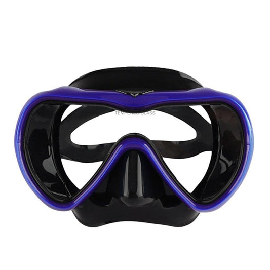 Popvcly Diving Mask Snorkeling Gear Kids Adult Snorkel Mask Dive Goggles Silicone Swim Glasses with Nose Cover for Scuba Free Diving Spearfishing Neoprene Strap Cover Impact Resistance