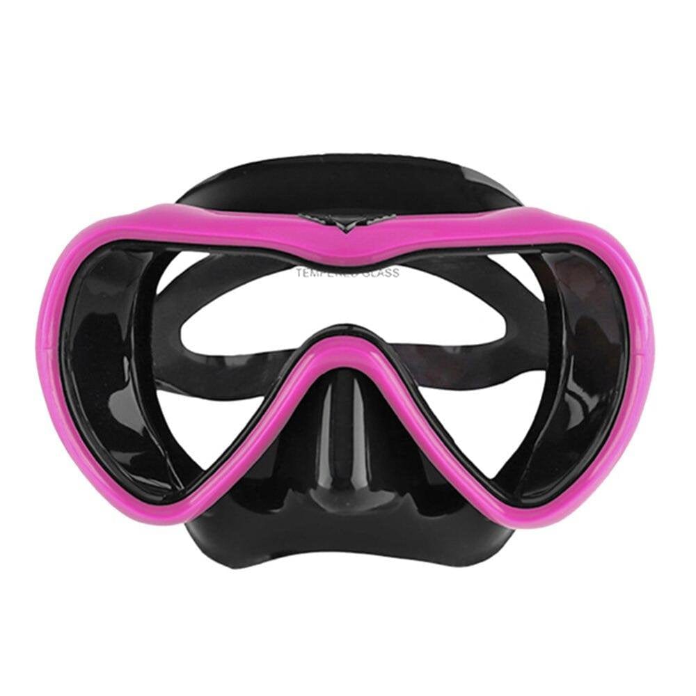 Popvcly Diving Mask Snorkeling Gear Kids Adult Snorkel Mask Dive Goggles Silicone Swim Glasses with Nose Cover for Scuba Free Diving Spearfishing Neoprene Strap Cover Impact Resistance