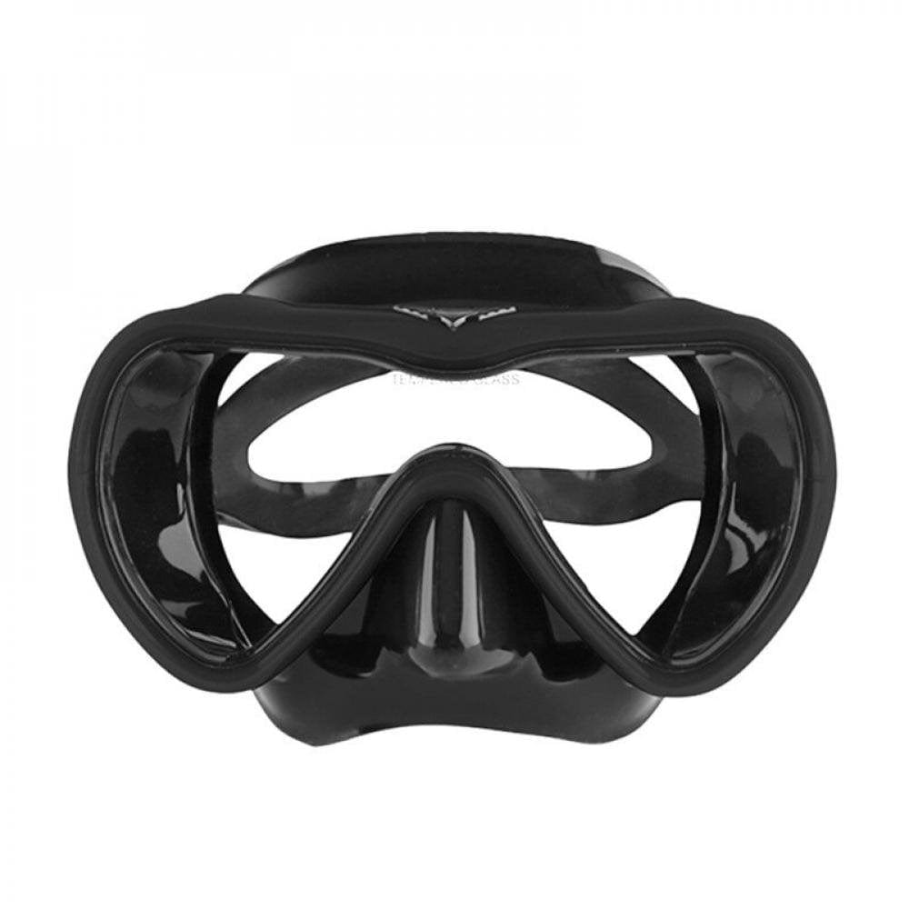 Popvcly Mask, No Fogging Snorkeling Scuba Dive Glasses, Tempered Glass Mask Goggles Snorkeling Freediving Mask Adult Anti-Fogm Panoramic