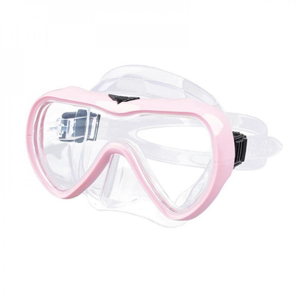 Popvcly Snorkel Diving Mask, Professional Snorkeling Mask Gear, Ultra Clear Lens with Wide View Tempered Glass Goggles,Anti Leakage Scuba Mask, Silicone Swimming Goggles Mask for Adults