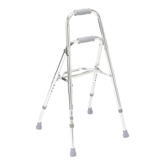 drive™ Hemi Aluminum Side Step Folding Walker, 29½ – 37 Inch Height