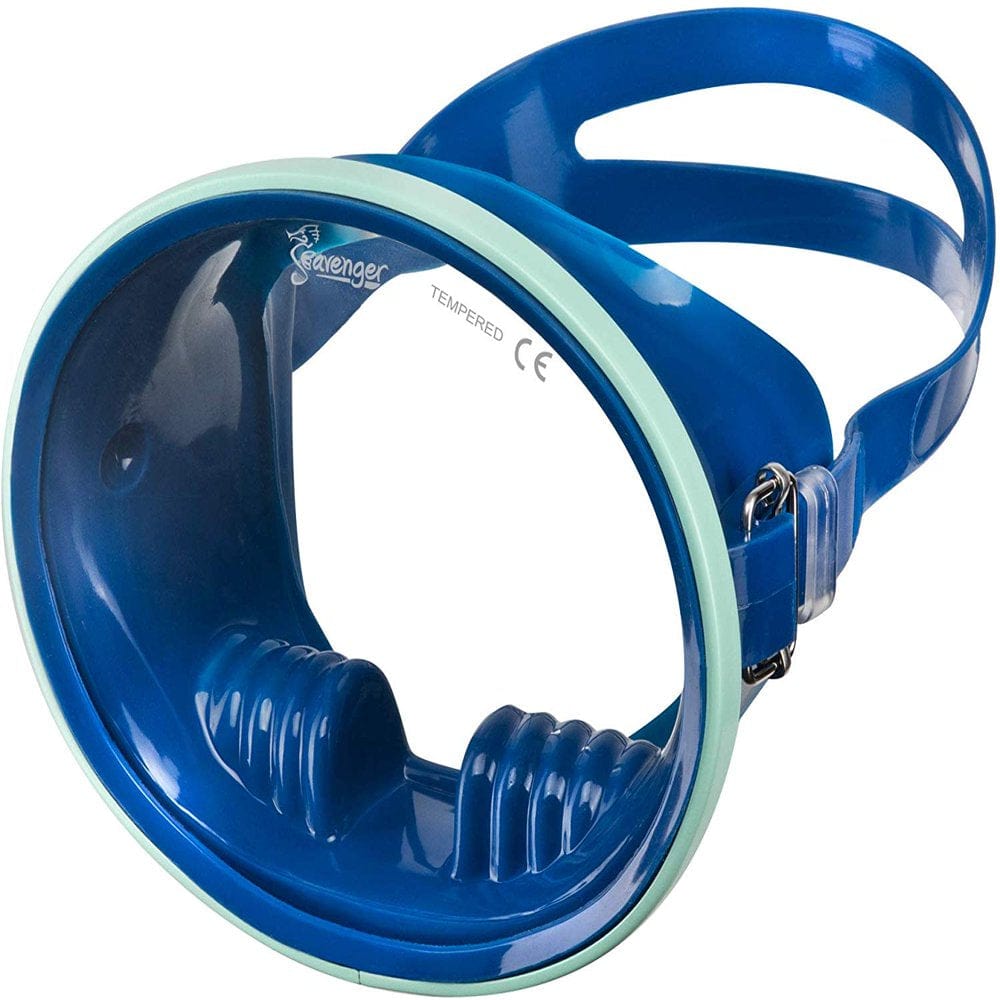 Seavenger Hydra Retro Oval Snorkeling Dive Mask (Coral/Mint)