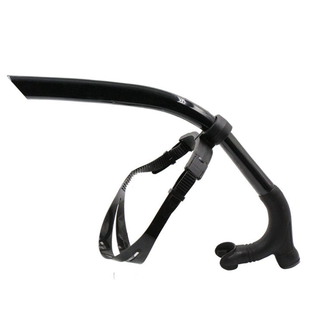 Silicone Swimming Breathing Tube Diving Training Adults Snorkel Diving Tube Swimming Scuba Diving Equipment,Black