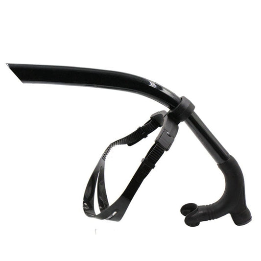 Silicone Swimming Front Breathing Tube Diving Training Adults Snorkel Diving Tube Swimming Scuba Diving Equipment Black