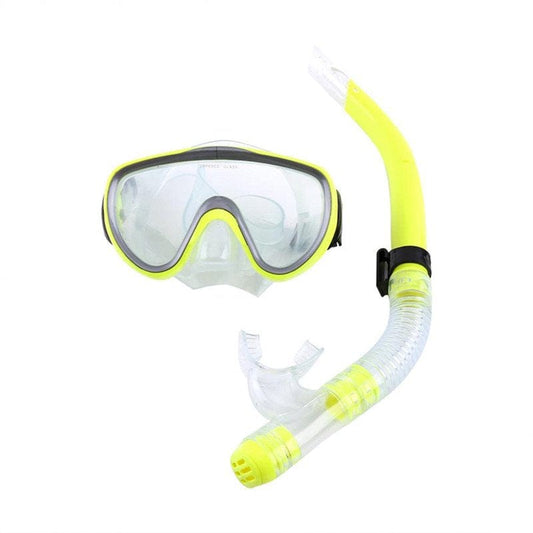 Snorkeling Set,Ymiko Adjustable Snorkeling Set for Adults Resistant Tempered Glass Lens Diving Mask Snorkel Mouthpiece Snorkeling Combo Set